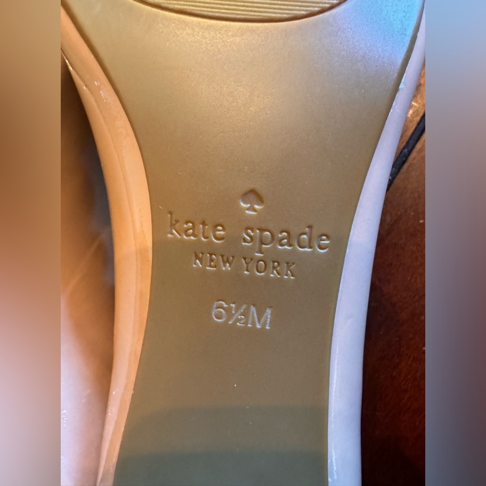 Like New Kate Spade Nude Pumps- 6.5 - Picture 3 of 6